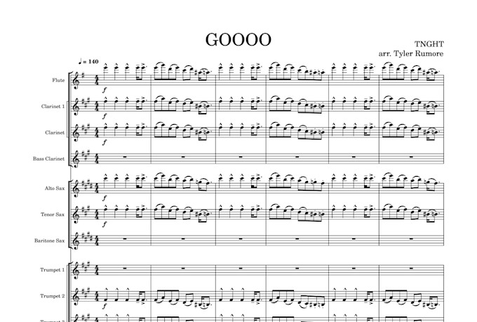 arrange songs for your ensemble